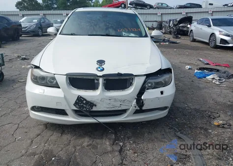 2007 BMW 328Xi z USA, uszkodzony, nr VIN WBAVC93557K033824